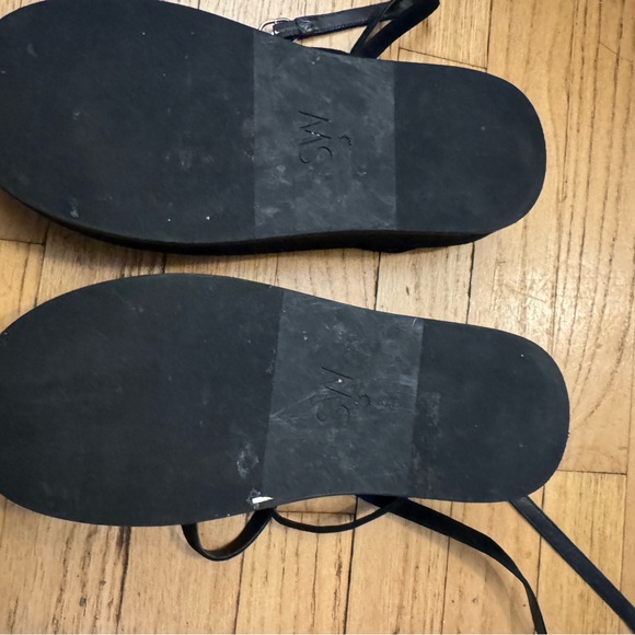 Stuart Weitzman Black Platform Sandals - Picture 3 of 3